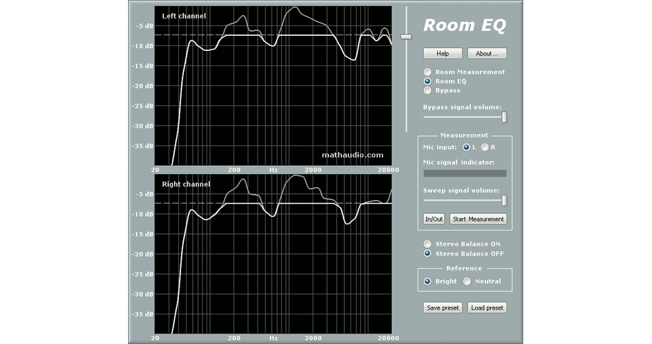 Utiliser le plugin MathAudio Room EQ avec Foobar2000